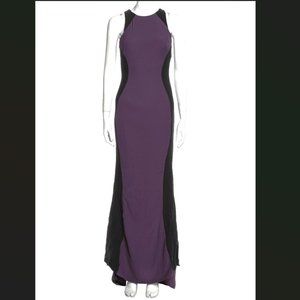 Nha Khanh colorblock formal dress